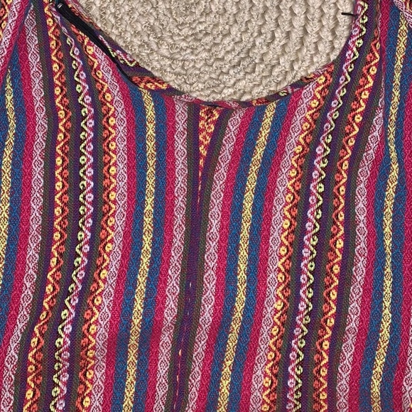 Hippie Hobo Sling Crossbody Woven Aztec Boho Bag Rainbow 🌈 - Picture 6 of 6